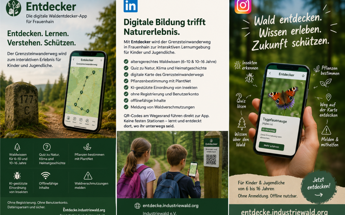 Entdecker – die digitale Waldentdecker-App