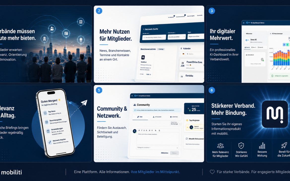 Industriewald e.V. setzt auf das KI-Dashboard von mobiliti