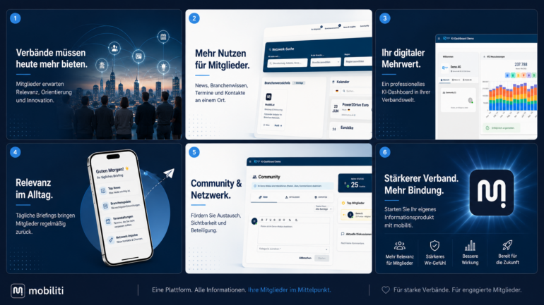 Industriewald e.V. setzt auf das KI-Dashboard von mobiliti